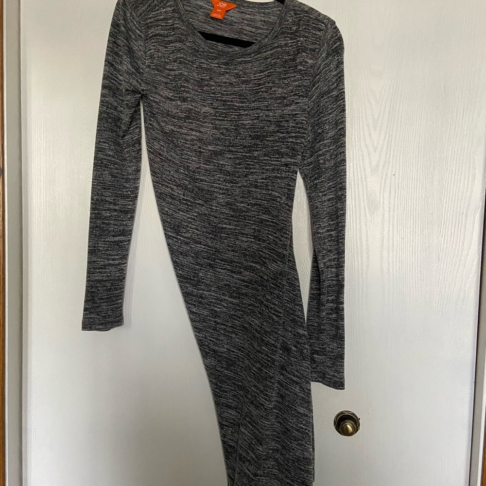 Joe Fresh Charcoal Long Sleeve Dress